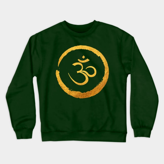 Zen Buddha Gold Crewneck Sweatshirt by johnnie2749